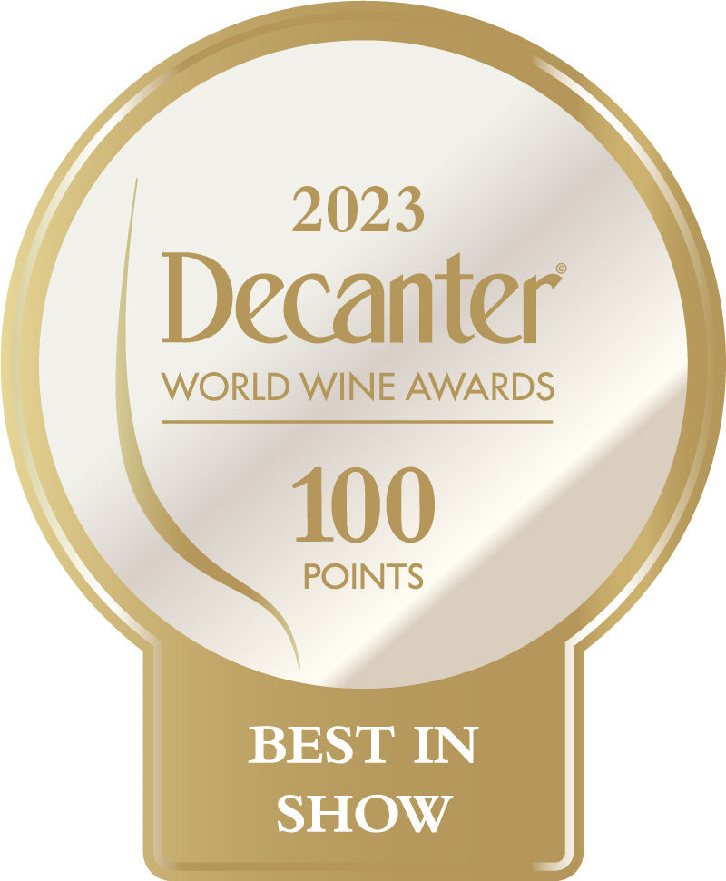 DWWA 2022 Best in Show 100 Points - Disponibile in rotoli da 1000 adesivi