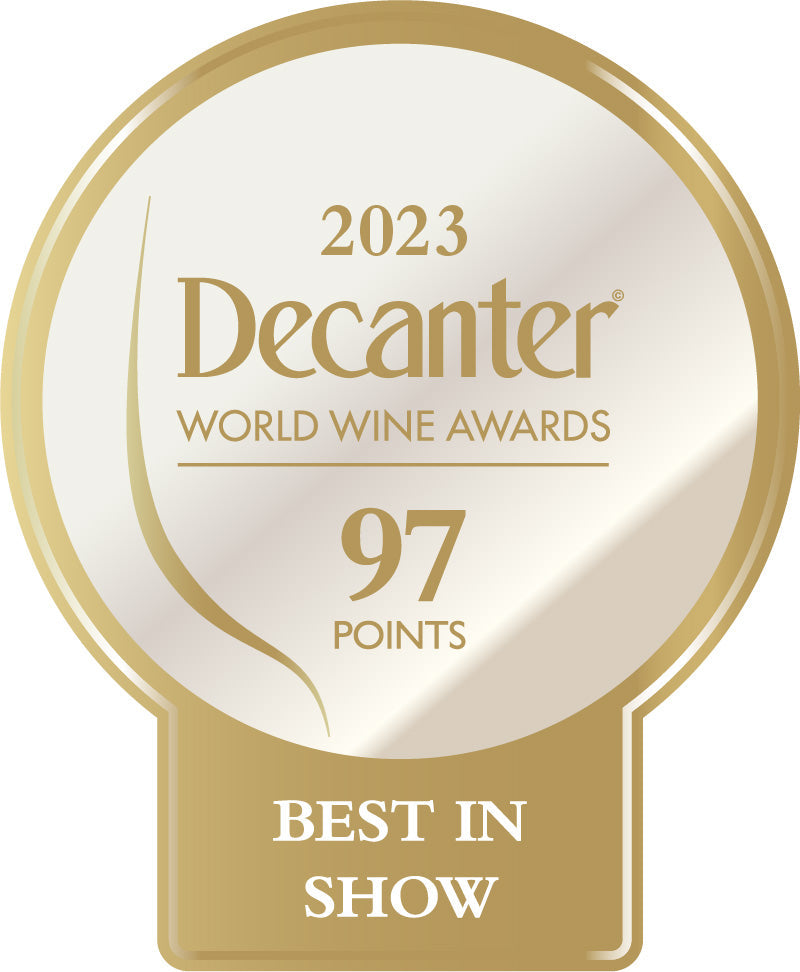 DWWA 2022 Best in Show 97 Points - Disponibile in rotoli da 1000 adesivi