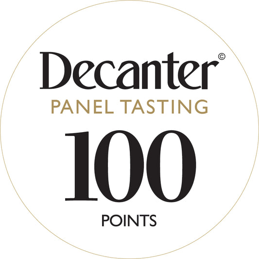 Decanter Panel Tasting bottle stickers 100 points - Roll of 1000