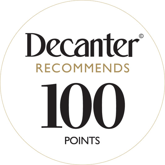 Decanter Recommends bottle stickers 100 points - Roll of 1000