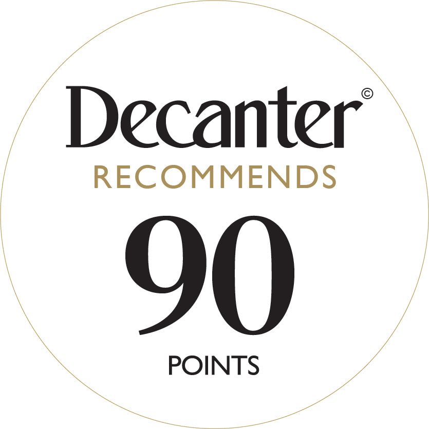 Decanter Recommends bottle stickers 90 points - Roll of 1000