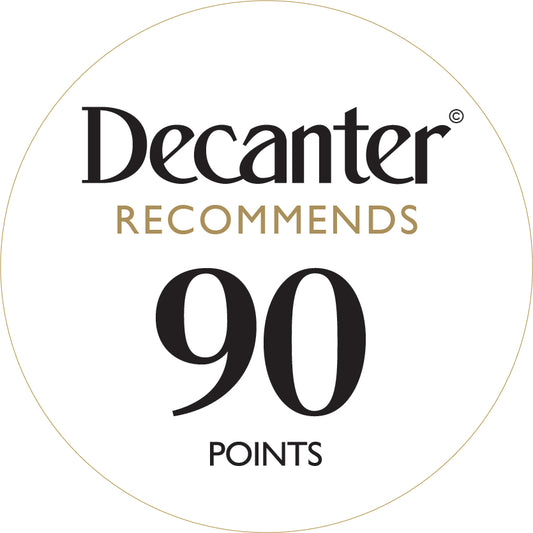 Decanter Recommends bottle stickers 90 points - Roll of 1000