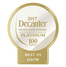 DWWA 2017 Best in Show 100 Points - Printed in rolls of 1000 stickers