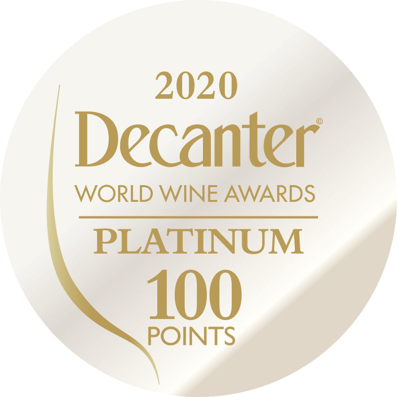 DWWA 2020 Platinum 100 Points - Printed in rolls of 1000 stickers