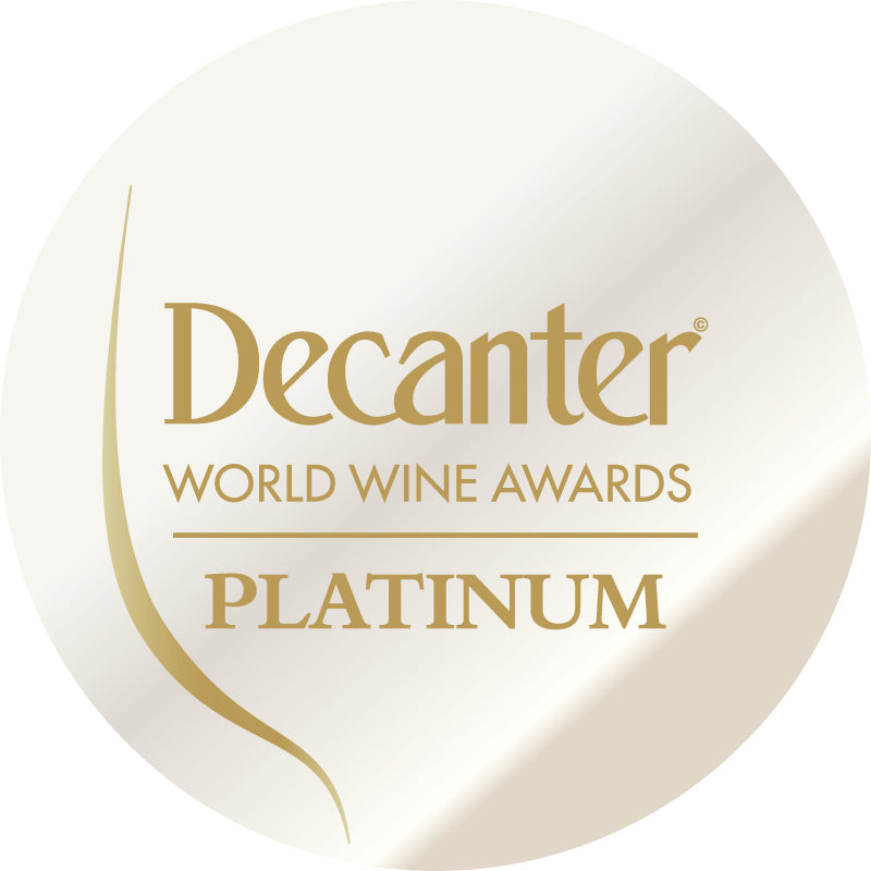 Decanter World Wine Awards Platinum Medal Stickers