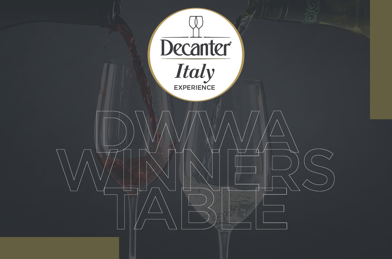 DWWA 2023 Winners' Table at the Decanter Italy Experience