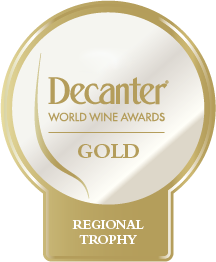 Decanter World Wine Awards Regional Trophy Medal Stickers
