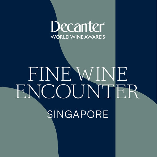 Mesa de ganadores de DWWA 2022 en el Decanter Fine Wine Encounter
