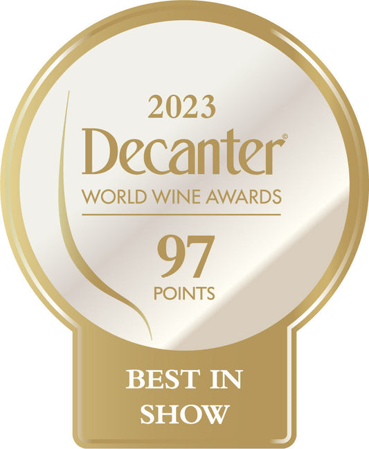 DWWA 2023 Best in Show 97 Points - Copyright of the medal artwork for 1000 labels