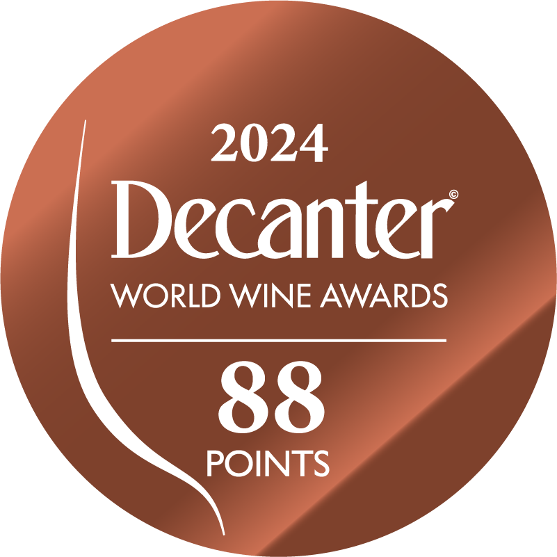 DWWA 2024 Bronze 88 Points - Printed in rolls of 1000 stickers