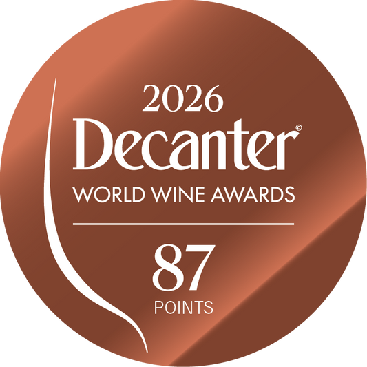 DWWA 2026 Bronze 87 Points - Printed in rolls of 1000 stickers
