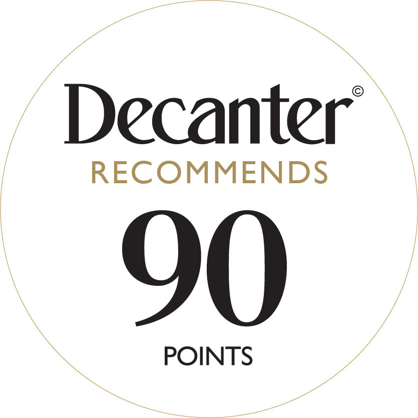 Decanter Recommends bottle stickers 90 points - Copyright of the artwork for 1000 labels