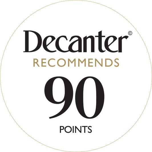 Decanter Recommends bottle stickers 90 points - Copyright of the artwork for 1000 labels