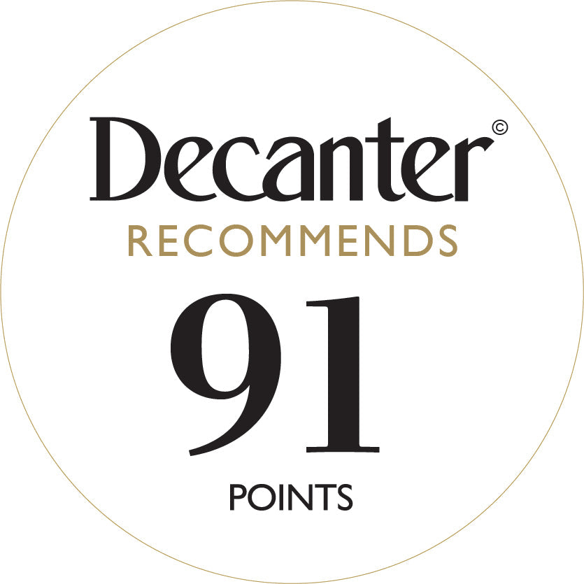 Decanter Recommends bottle stickers 91 points - Copyright of the artwork for 1000 labels