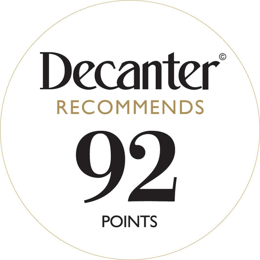 Decanter Recommends bottle stickers 92 points - Roll of 1000 [BT]
