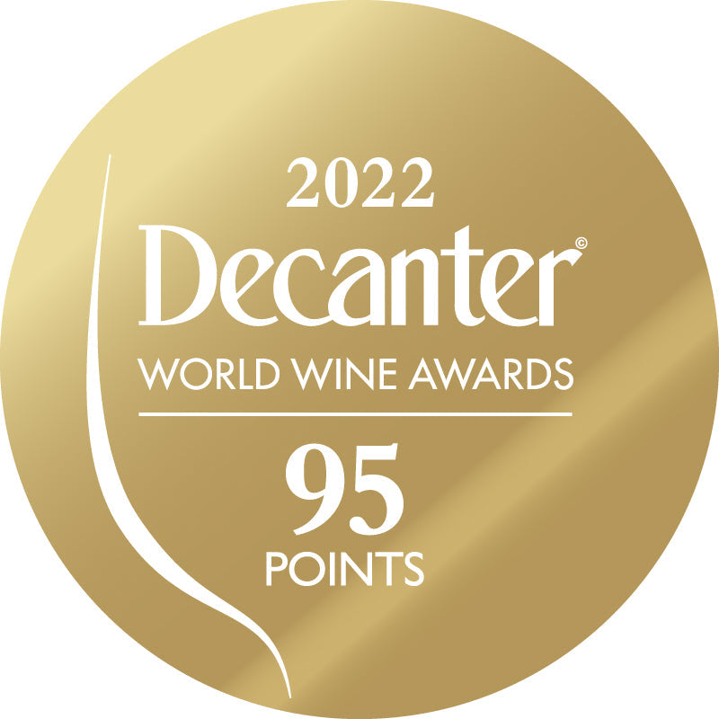 DWWA 2022 Gold 95 Points - Copyright of the medal artwork for 1000 labels