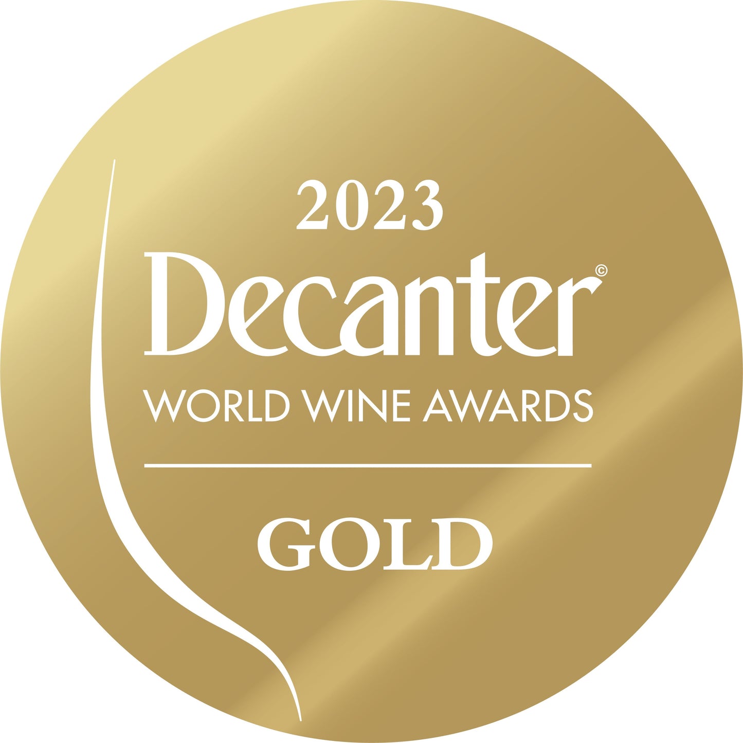 DWWA 2023 Gold GENERIC - Copyright of the medal artwork for 1000 labels