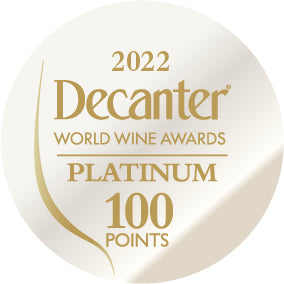 DWWA 2022 Platinum 100 Points - Printed in rolls of 1000 stickers