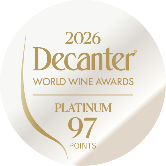DWWA 2026 Platinum 97 Points - Printed in rolls of 1000 stickers