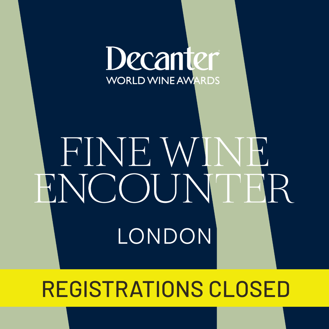 Table des gagnants DWWA 2022 au Decanter Fine Wine Encounter London