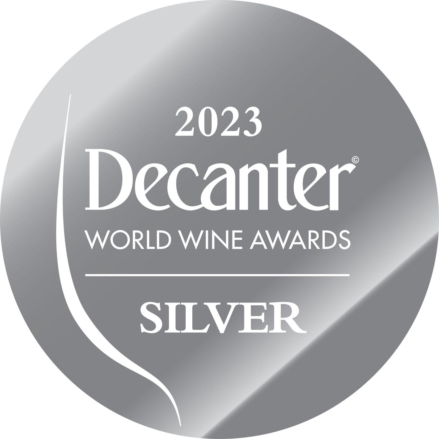 DWWA 2023 Silver GENERIC - Copyright of the medal artwork for 1000 labels