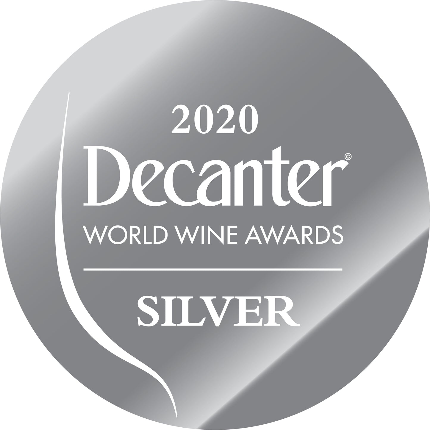 DWWA 2020 Silver GENERIC - Copyright of the medal artwork for 1000 labels
