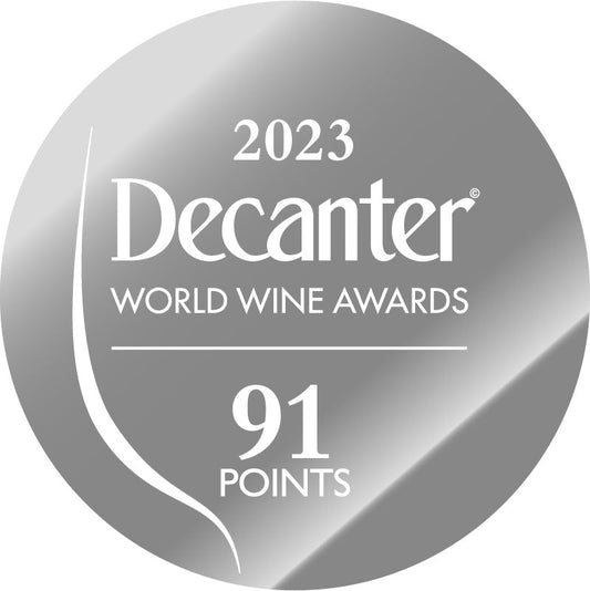 DWWA 2023 Silver 91 Points - Copyright of the medal artwork for 1000 labels