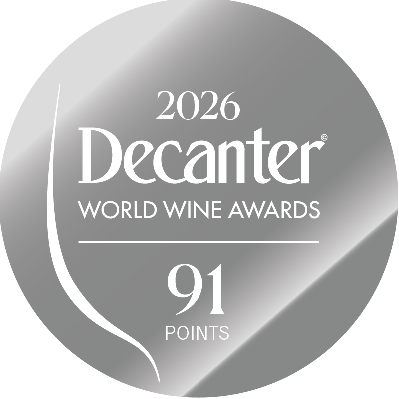 DWWA 2026 Silver 91 Points - Printed in rolls of 1000 stickers