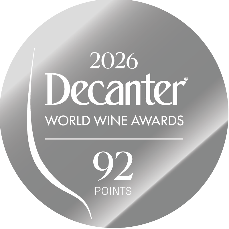DWWA 2026 Silver 92 Points - Printed in rolls of 1000 stickers