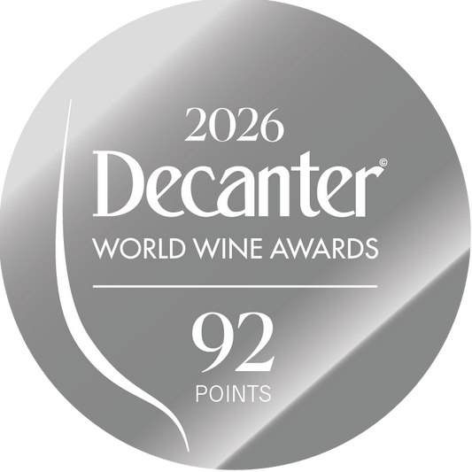 DWWA 2026 Silver 92 Points - Printed in rolls of 1000 stickers