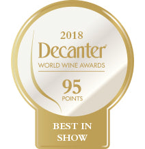 DWWA 2018 Platinum Best in Show 95 Points - Imprimé en rouleaux de 1000 autocollants
