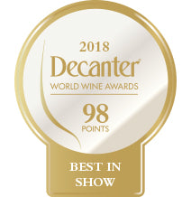 DWWA 2018 Platinum Best in Show 98 Points - Imprimé en rouleaux de 1000 autocollants