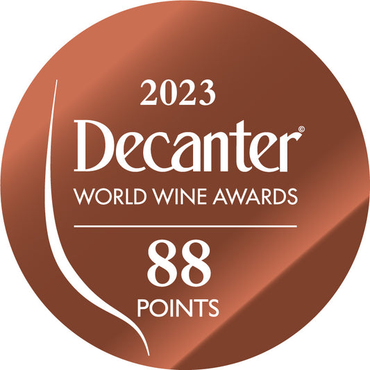 DWWA 2023 Bronze 88 Points - Printed in rolls of 1000 stickers