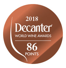 DWWA 2018 Bronze 86 Points - Printed in rolls of 1000 stickers