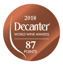 DWWA 2018 Bronze 87 Points - Printed in rolls of 1000 stickers