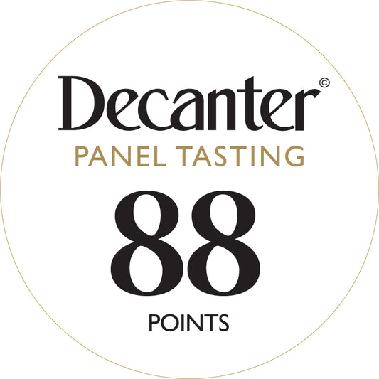 Decanter Panel Tasting bottle stickers 88 points - Roll of 1000
