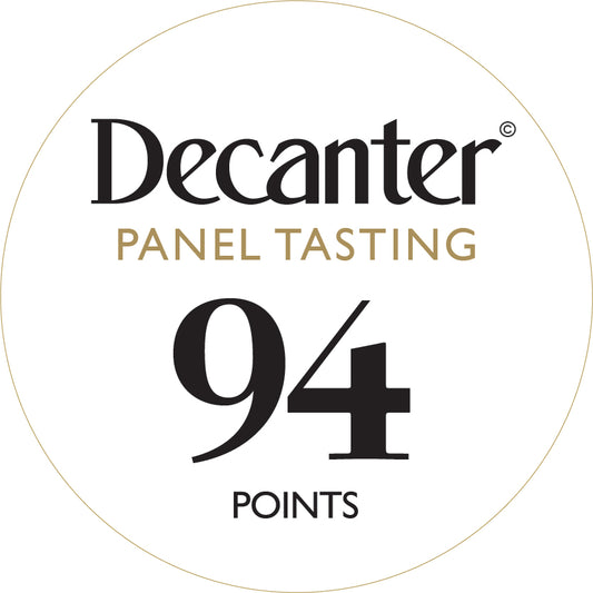 Degustación de panel de revista Decanter - Adhesivos de botella altamente recomendados 94 puntos - Rollo de 1000