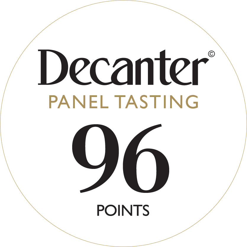Decanter Panel Tasting bottle stickers 96 points - Roll of 1000