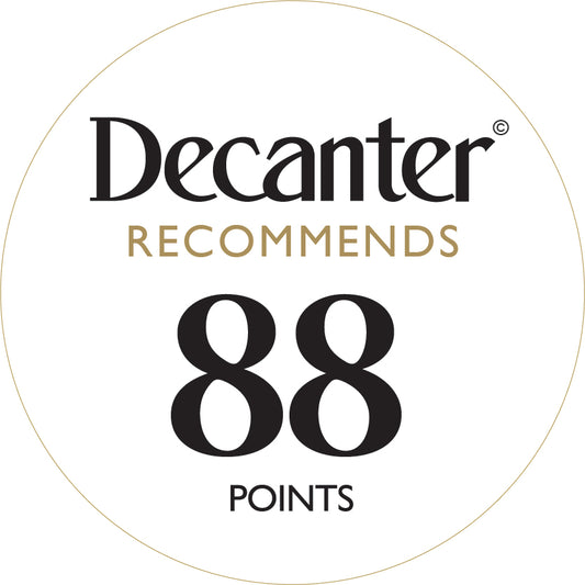 Decanter Recommends bottle stickers 88 points - Roll of 1000