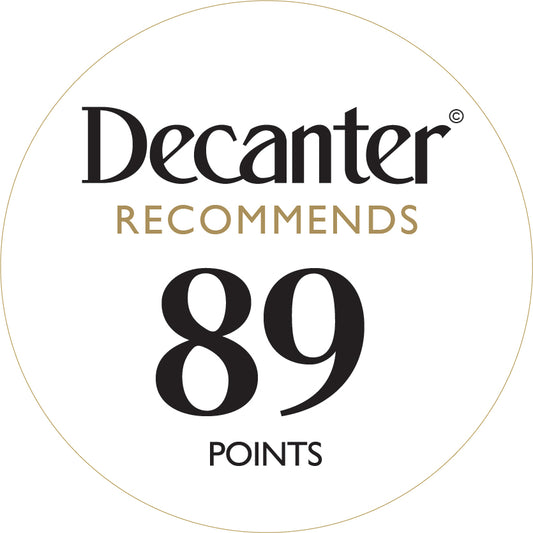 Decanter Recommends bottle stickers 89 points - Roll of 1000