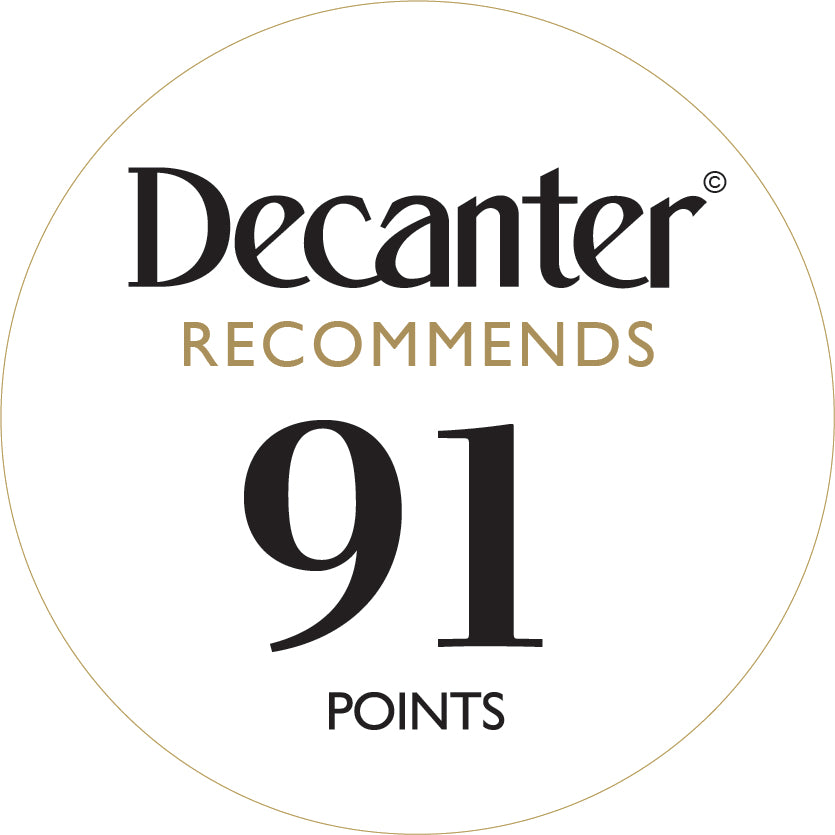 Decanter Recommends bottle stickers 91 points - Roll of 1000
