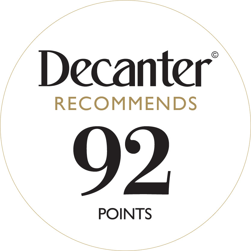Decanter Recommends bottle stickers 92 points - Roll of 1000
