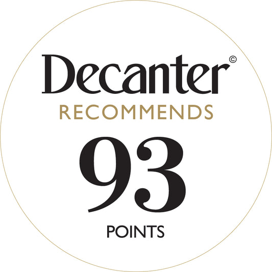 Decanter Recommends bottle stickers 93 points - Roll of 1000