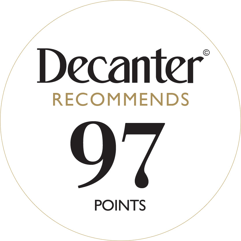 Decanter Recommends bottle stickers 97 points - Roll of 1000