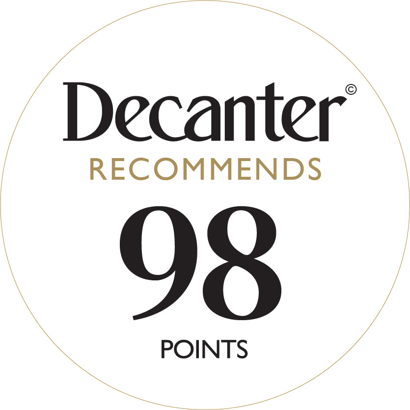 Decanter Recommends bottle stickers 98 points - Roll of 1000