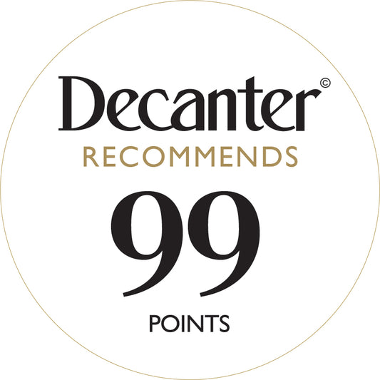 Decanter Recommends bottle stickers 99 points - Roll of 1000