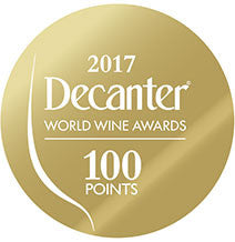 DWWA 2017 Gold 100 Points - Printed in rolls of 1000 stickers