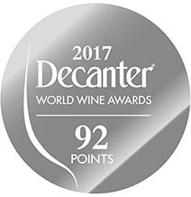 DWWA 2017 Silver 92 Points - Printed in rolls of 1000 stickers