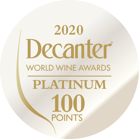 DWWA 2020 Platinum 100 Points - Printed in rolls of 1000 stickers