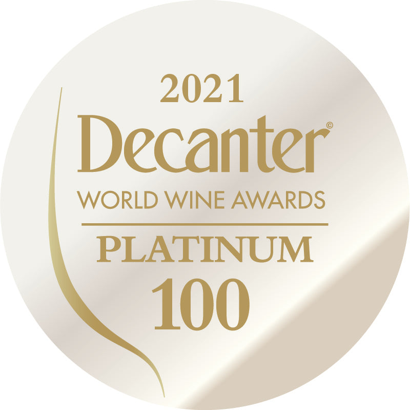 DWWA 2021 Platinum 100 Points - Printed in rolls of 1000 stickers